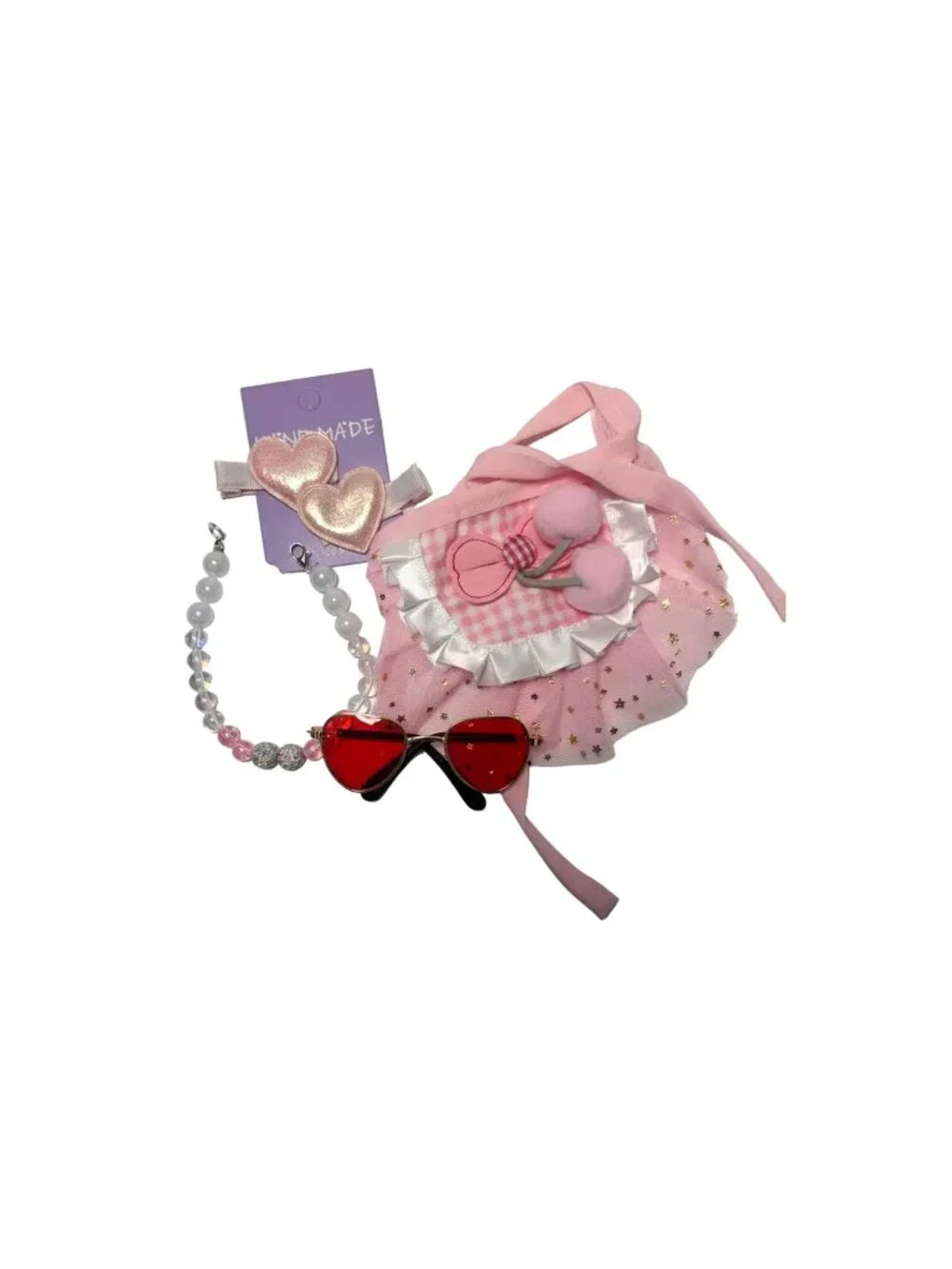 Pink Princess XS Dog Set | Tutu, Collar & Sunglasses
